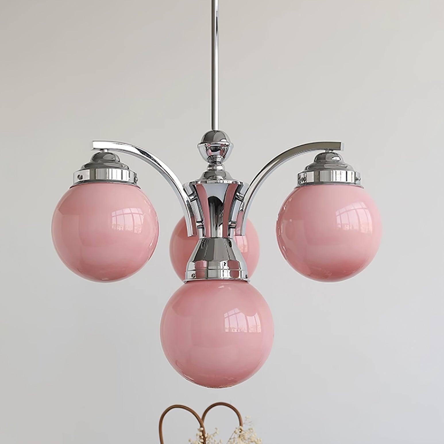 Salamanca Chandelier Glass Chrome Elegant - Letslighting
