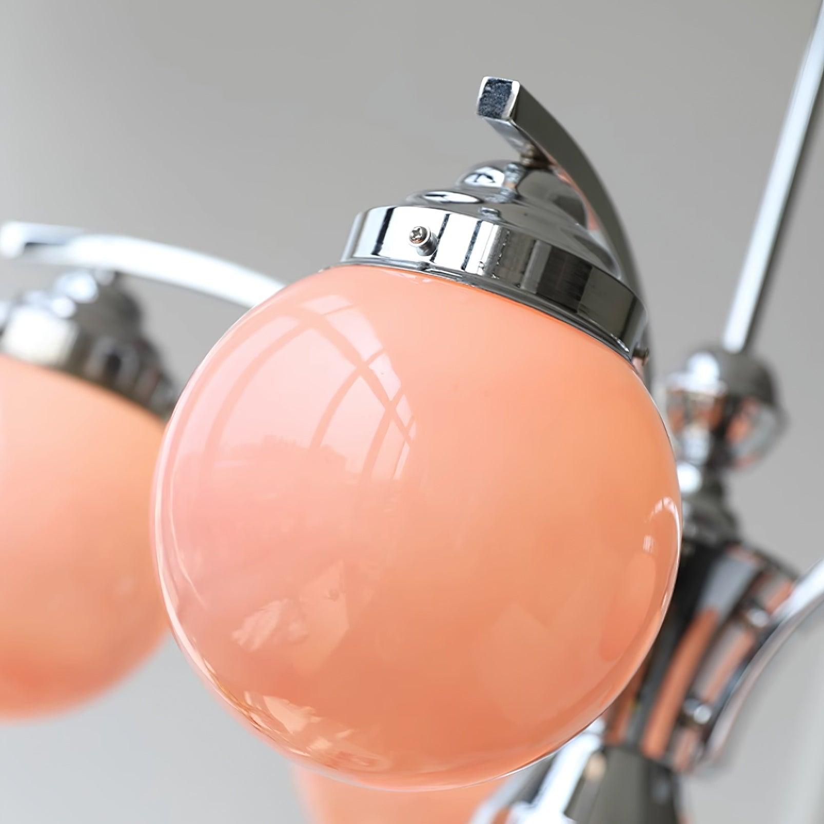 Salamanca Chandelier Glass Chrome Elegant - Letslighting