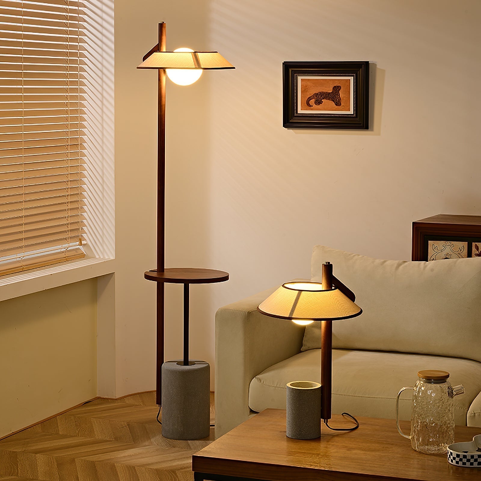 Damon Minimalist Wood Table Lamp - Letslighting