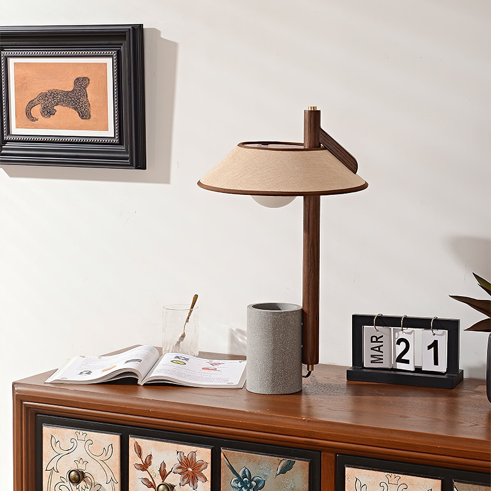 Damon Minimalist Wood Table Lamp - Letslighting