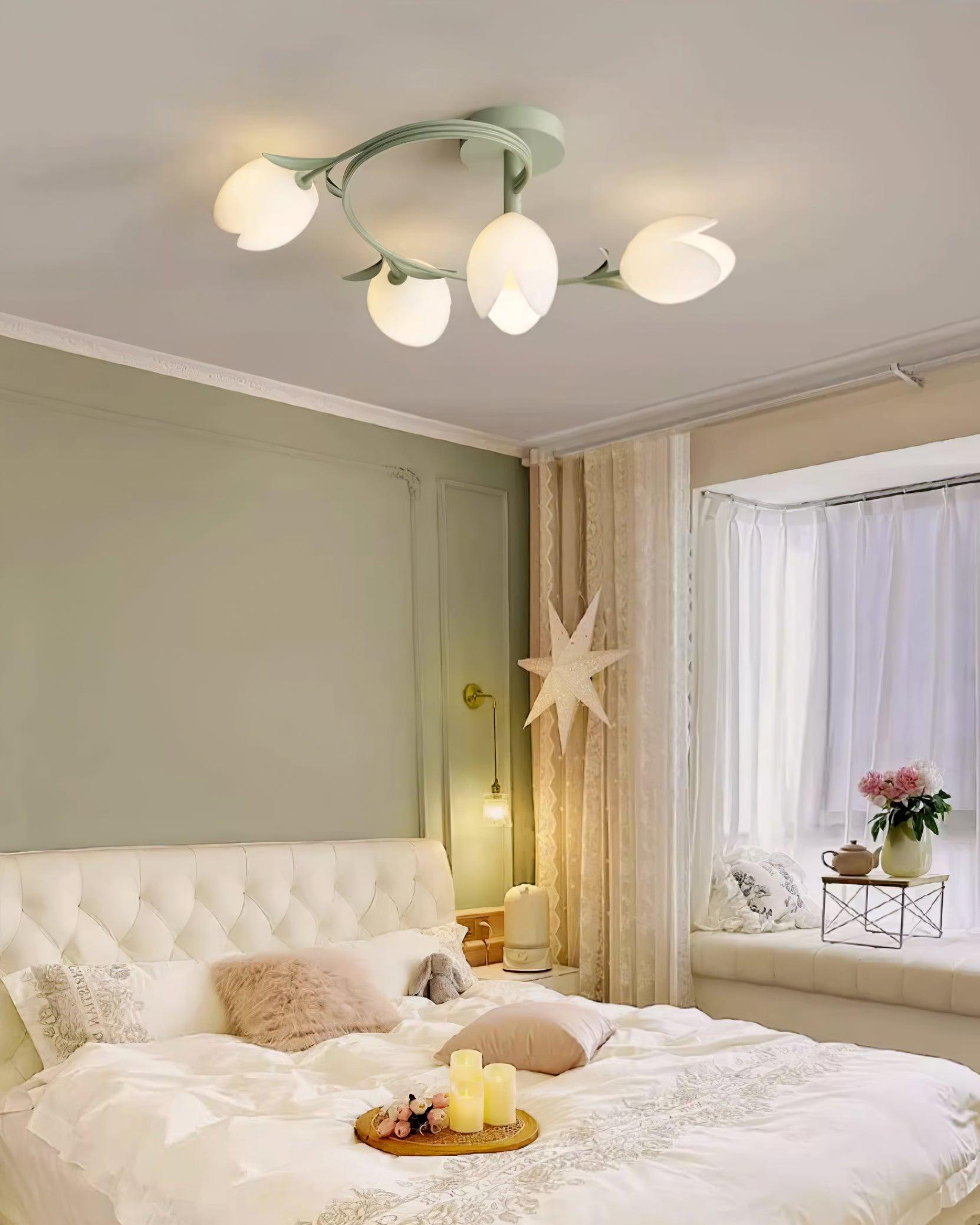 Iris 6-Light Tulip Ceiling Light - Letslighting