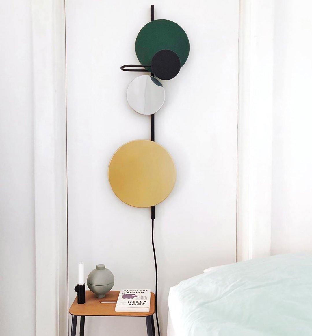 Lustra Wall Lamp Magnetic Discs Artistic - Letslighting