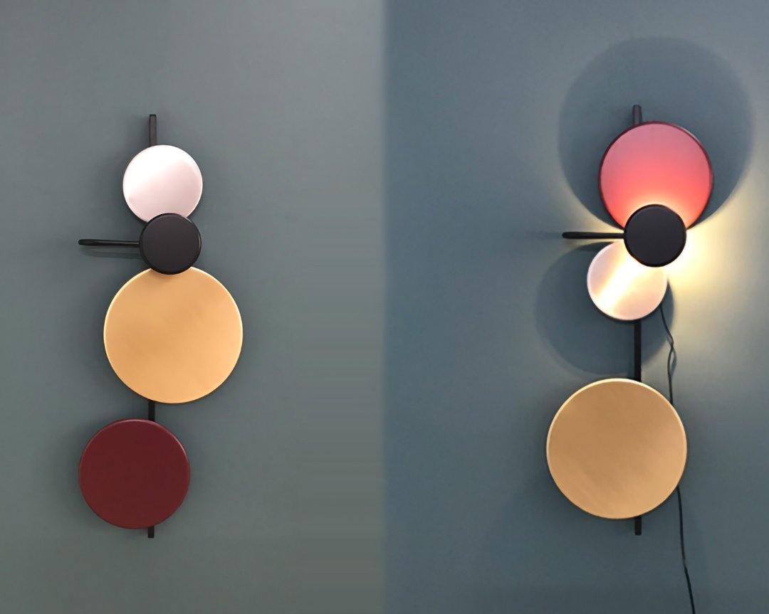 Lustra Wall Lamp Magnetic Discs Artistic - Letslighting