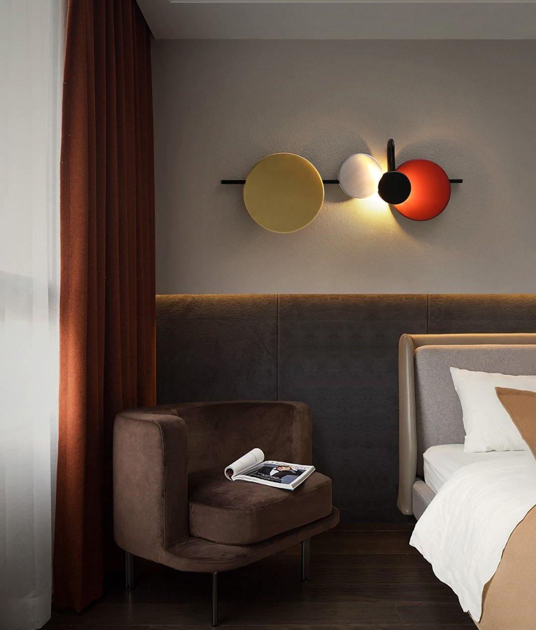 Lustra Wall Lamp Magnetic Discs Artistic - Letslighting