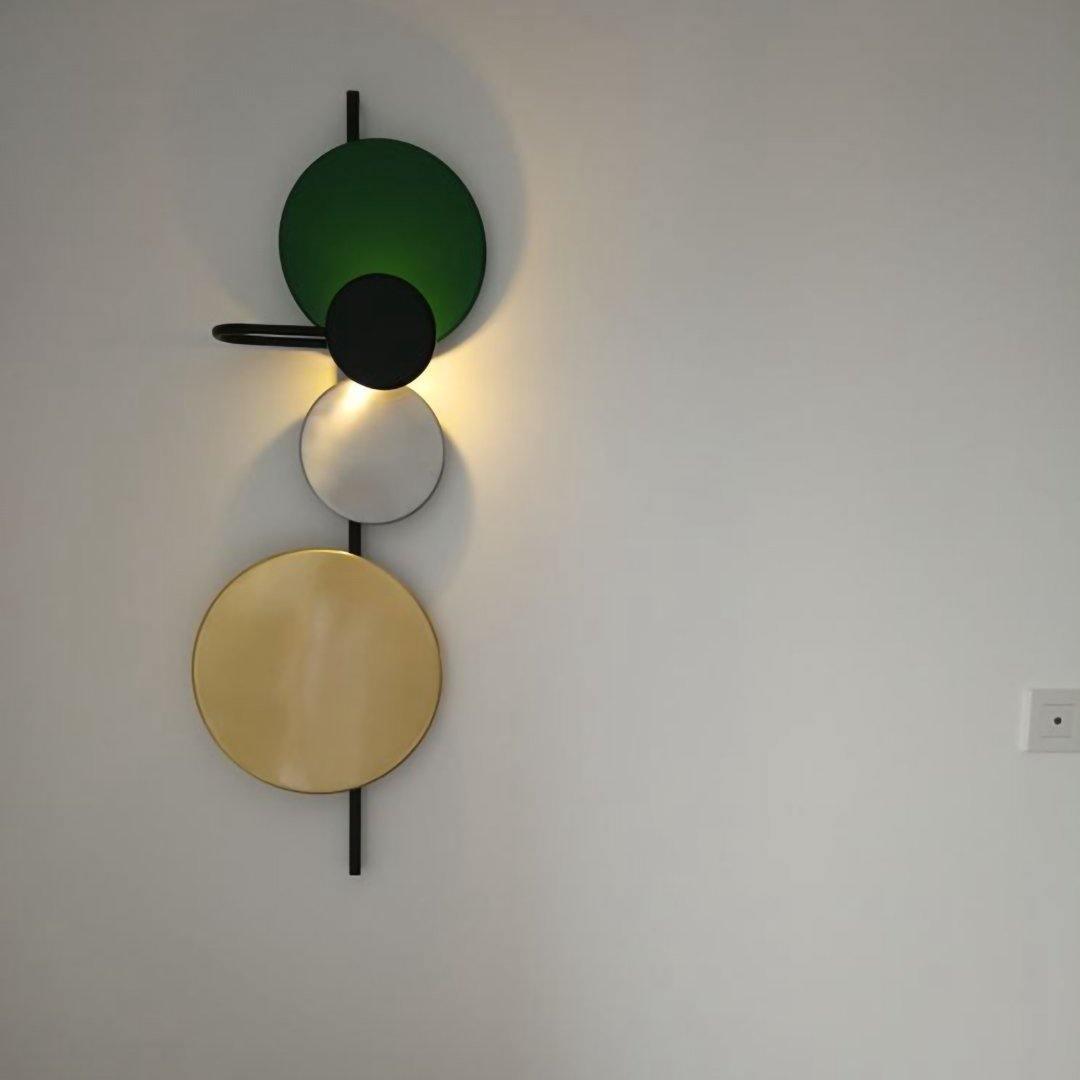 Lustra Wall Lamp Magnetic Discs Artistic - Letslighting