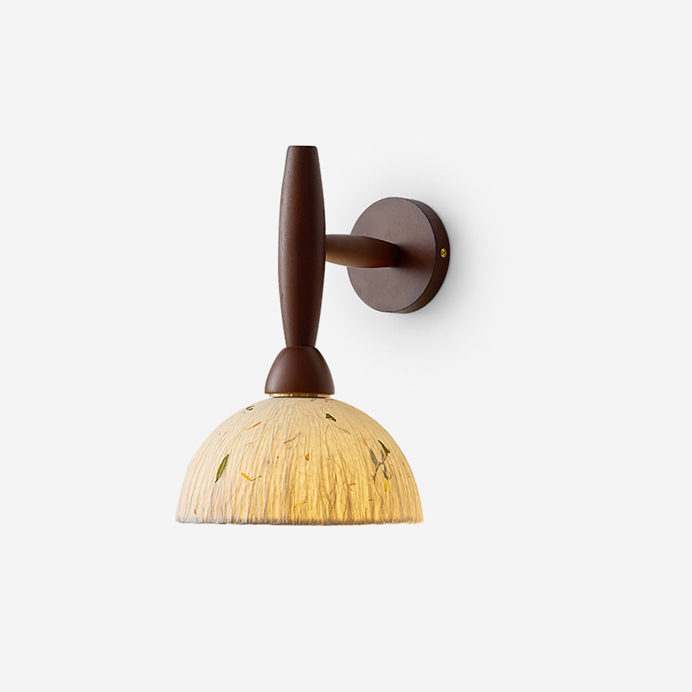 Playa Wood Wall Lamp Wood Rice Paper - Letslighting