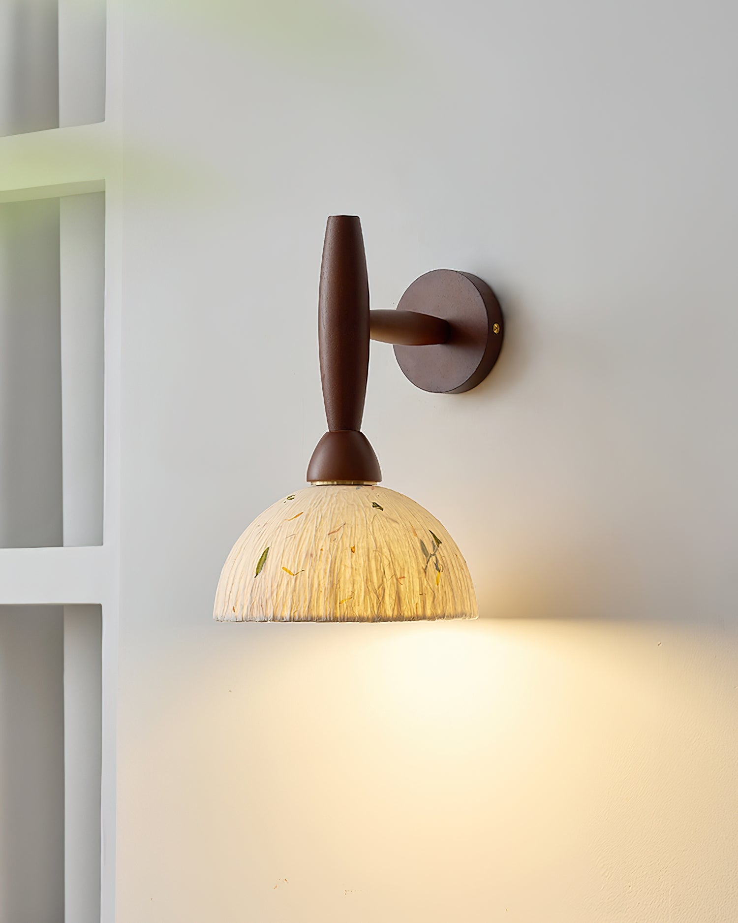 Playa Wood Wall Lamp Wood Rice Paper - Letslighting