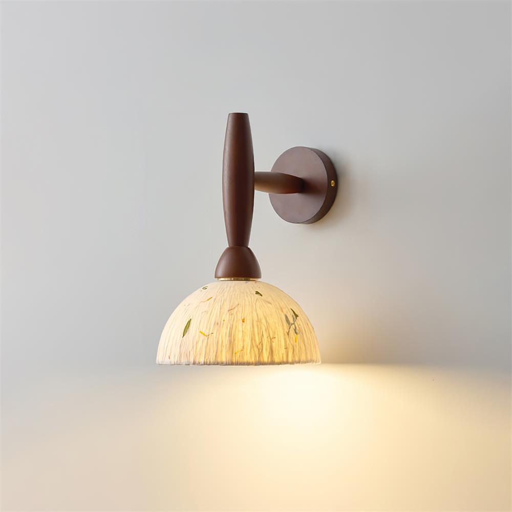 Playa Wood Wall Lamp Wood Rice Paper - Letslighting