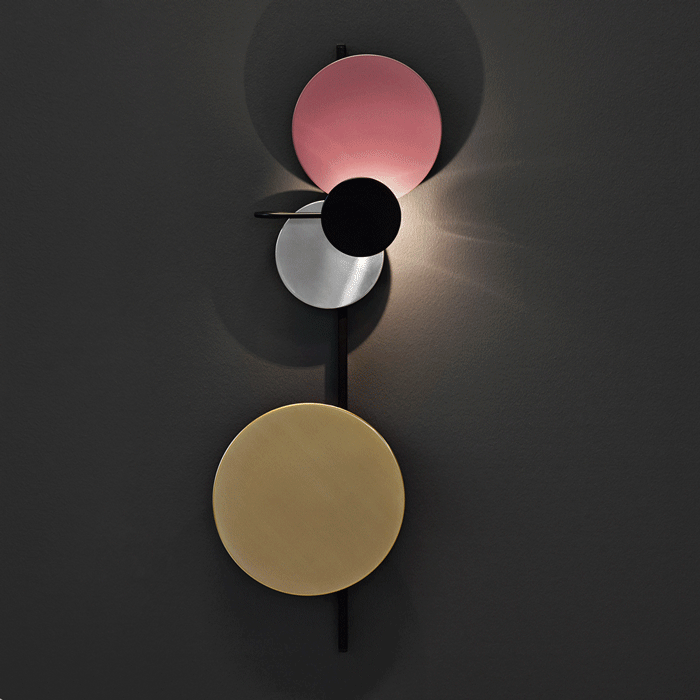 Lustra Wall Lamp Magnetic Discs Artistic - Letslighting
