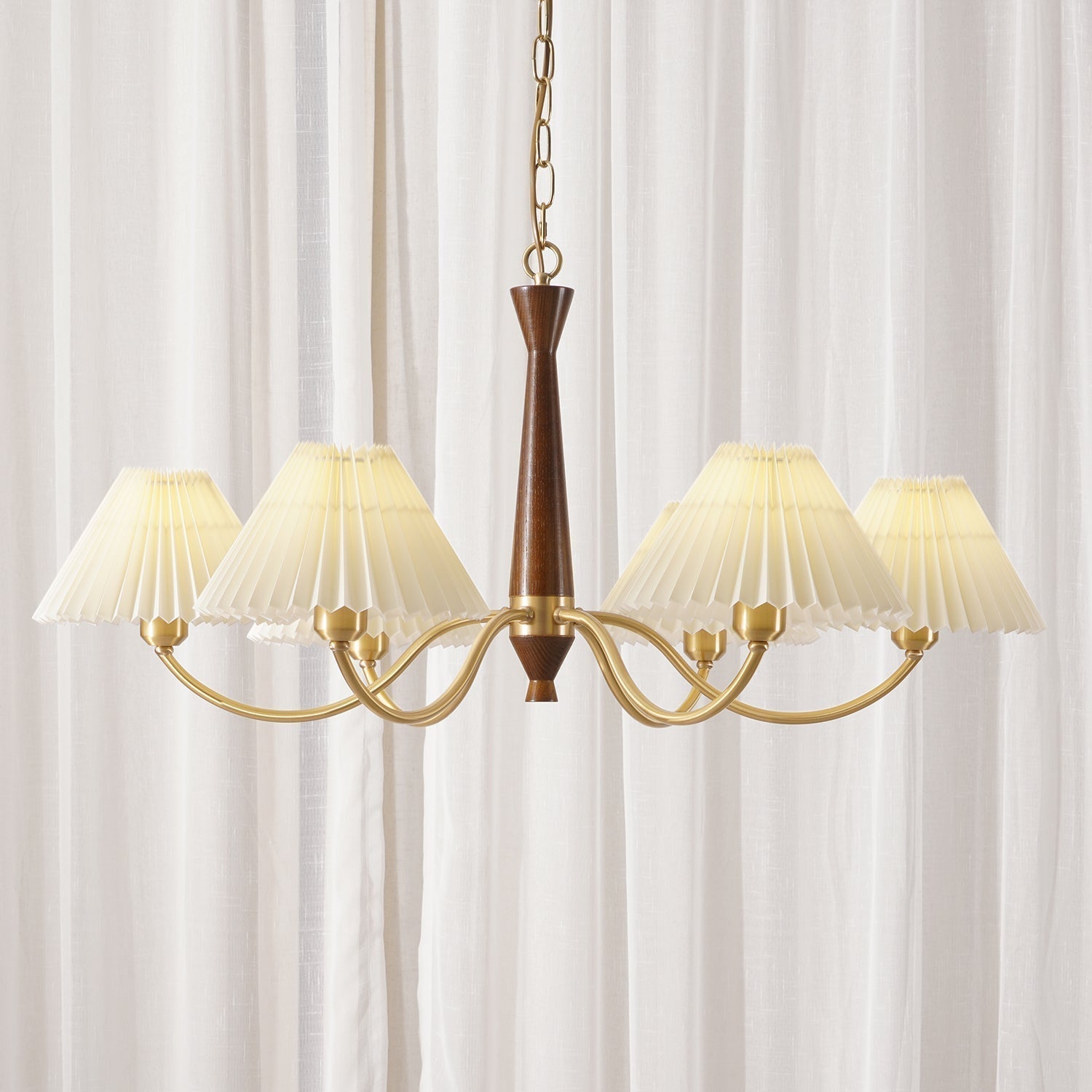 Muto Pleated Chandelier Fabric