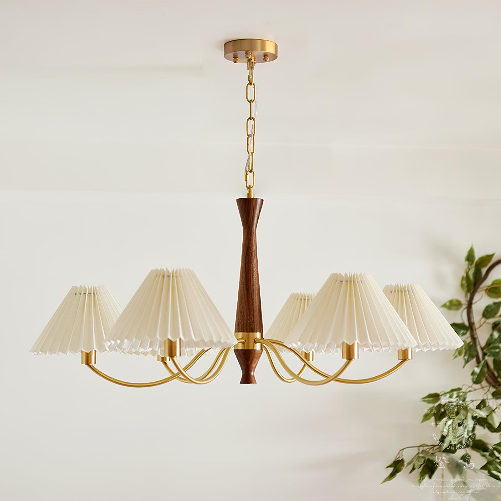 Muto Pleated Chandelier Fabric