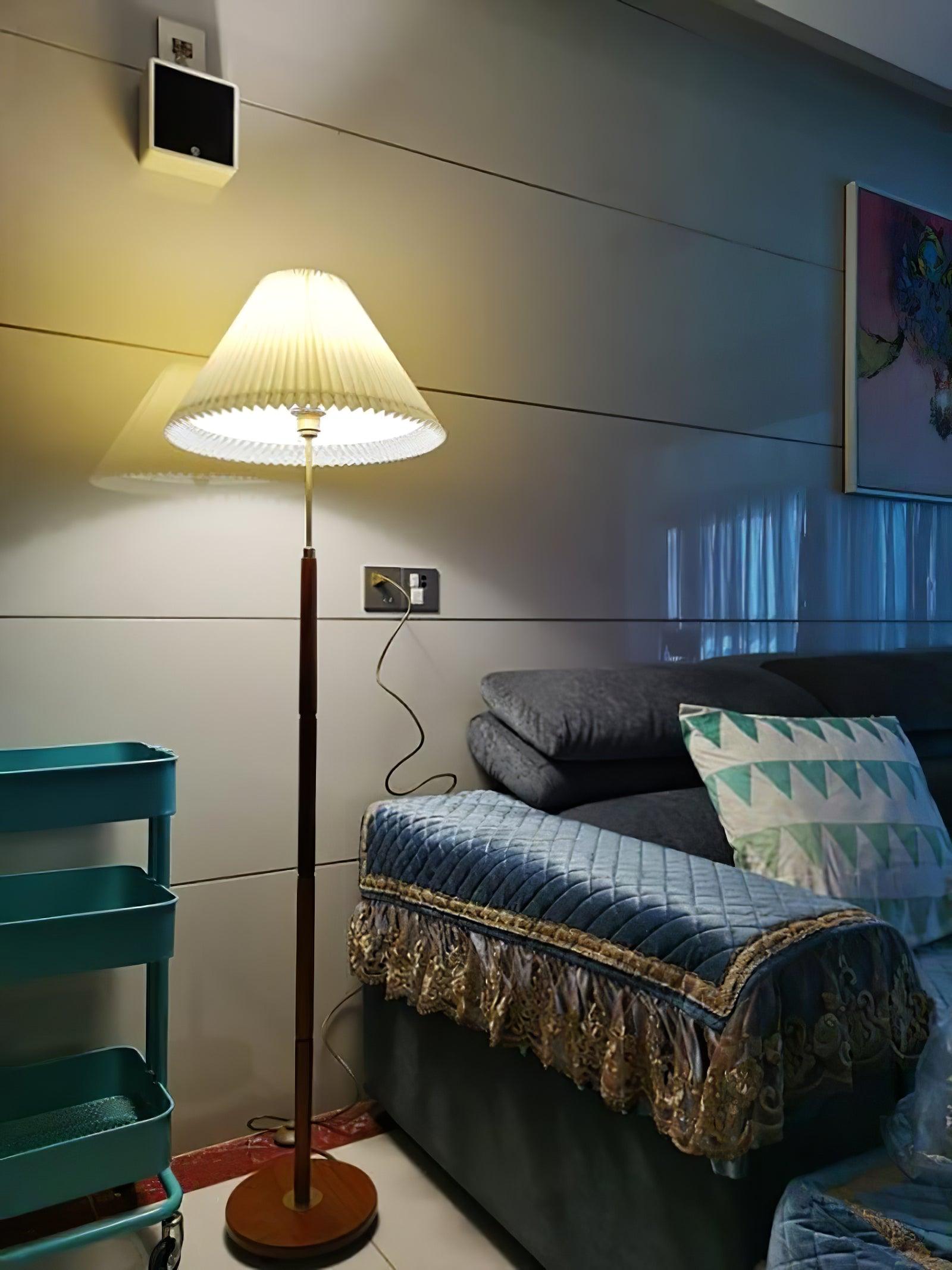 Cary Minimalist Wood Floor Lamp - Letslighting