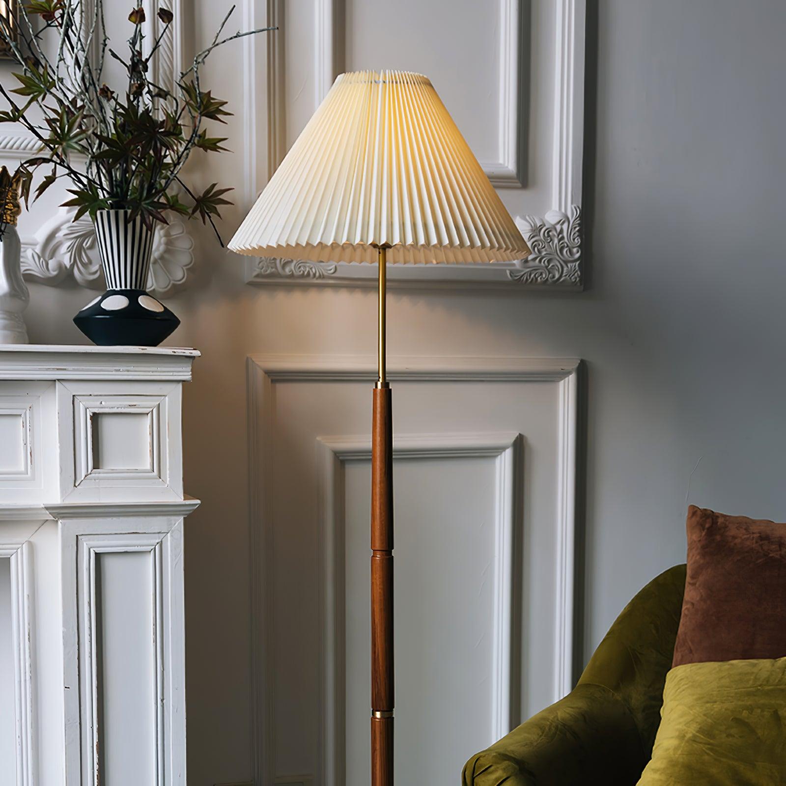 Cary Minimalist Wood Floor Lamp - Letslighting