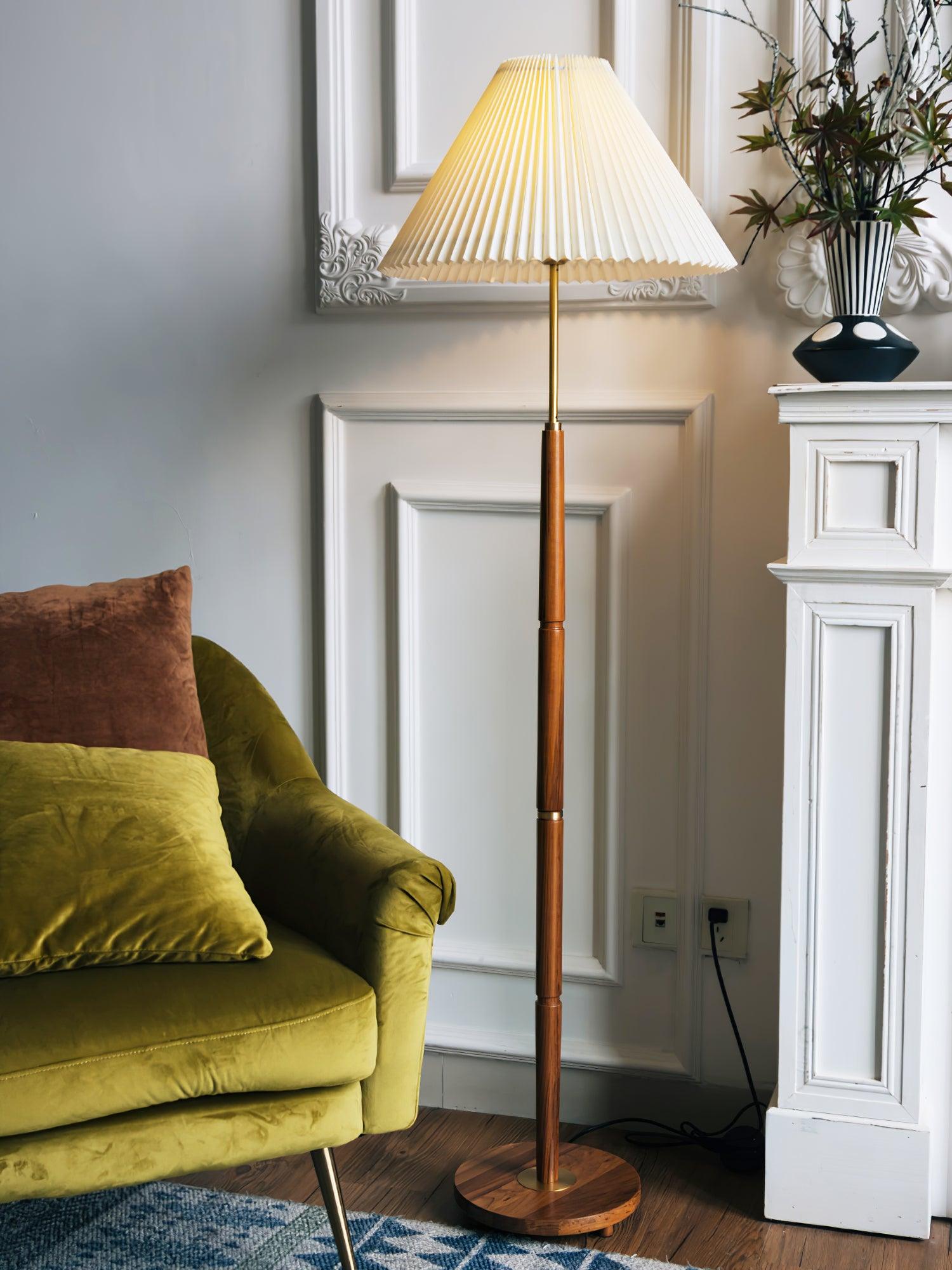 Cary Minimalist Wood Floor Lamp - Letslighting