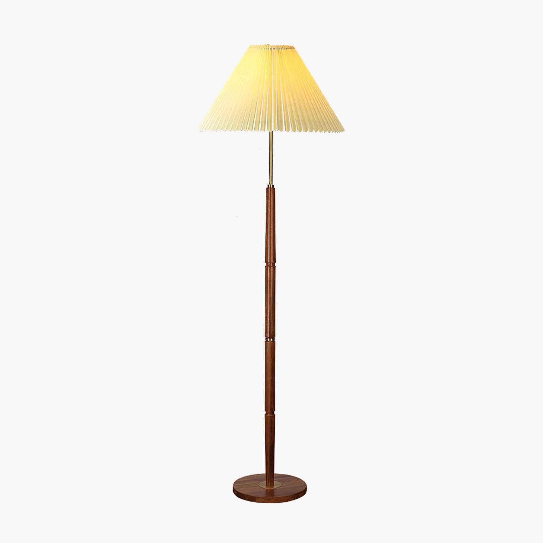 Cary Minimalist Wood Floor Lamp - Letslighting