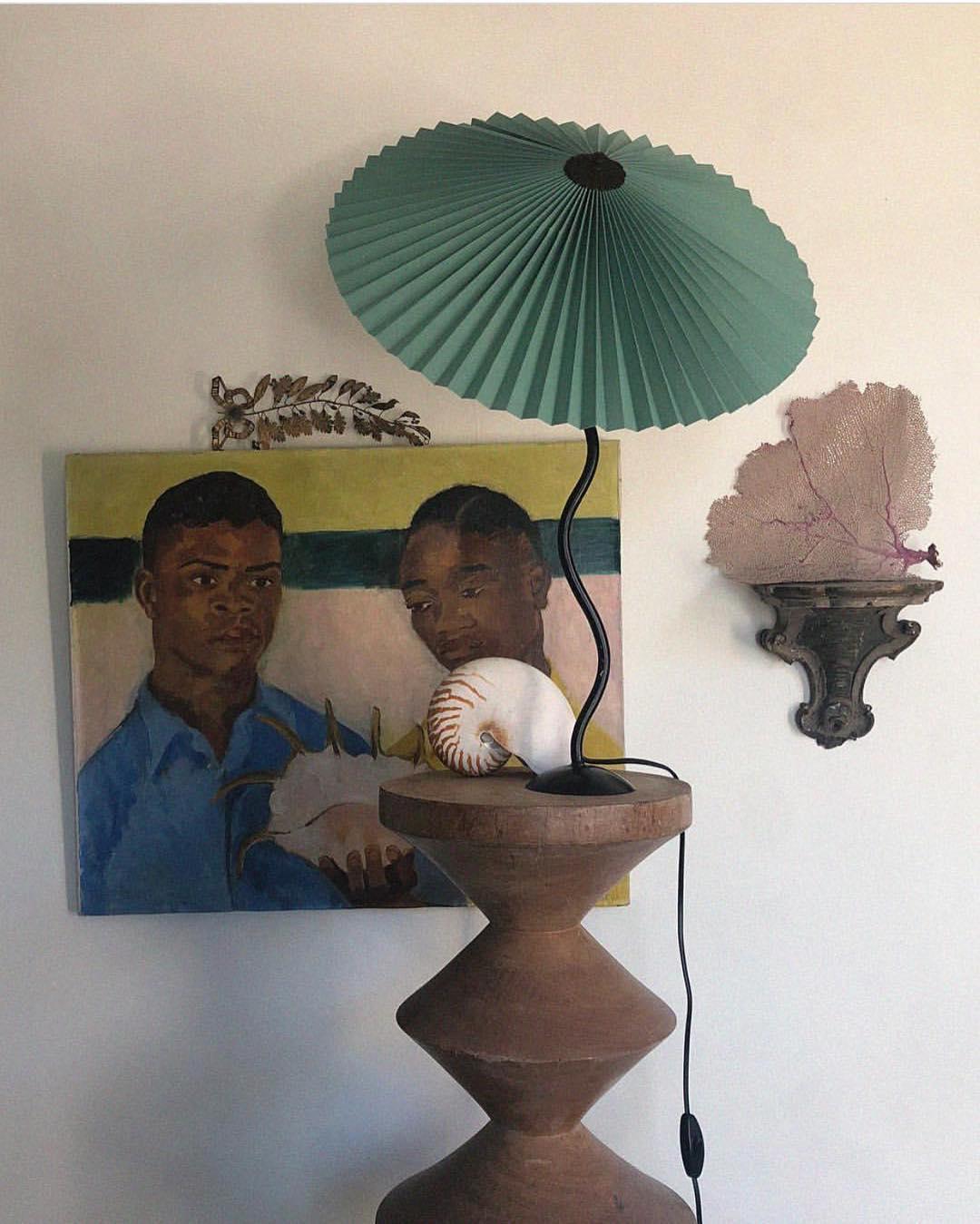 Floran Fabric Artistic Table Lamp - Letslighting