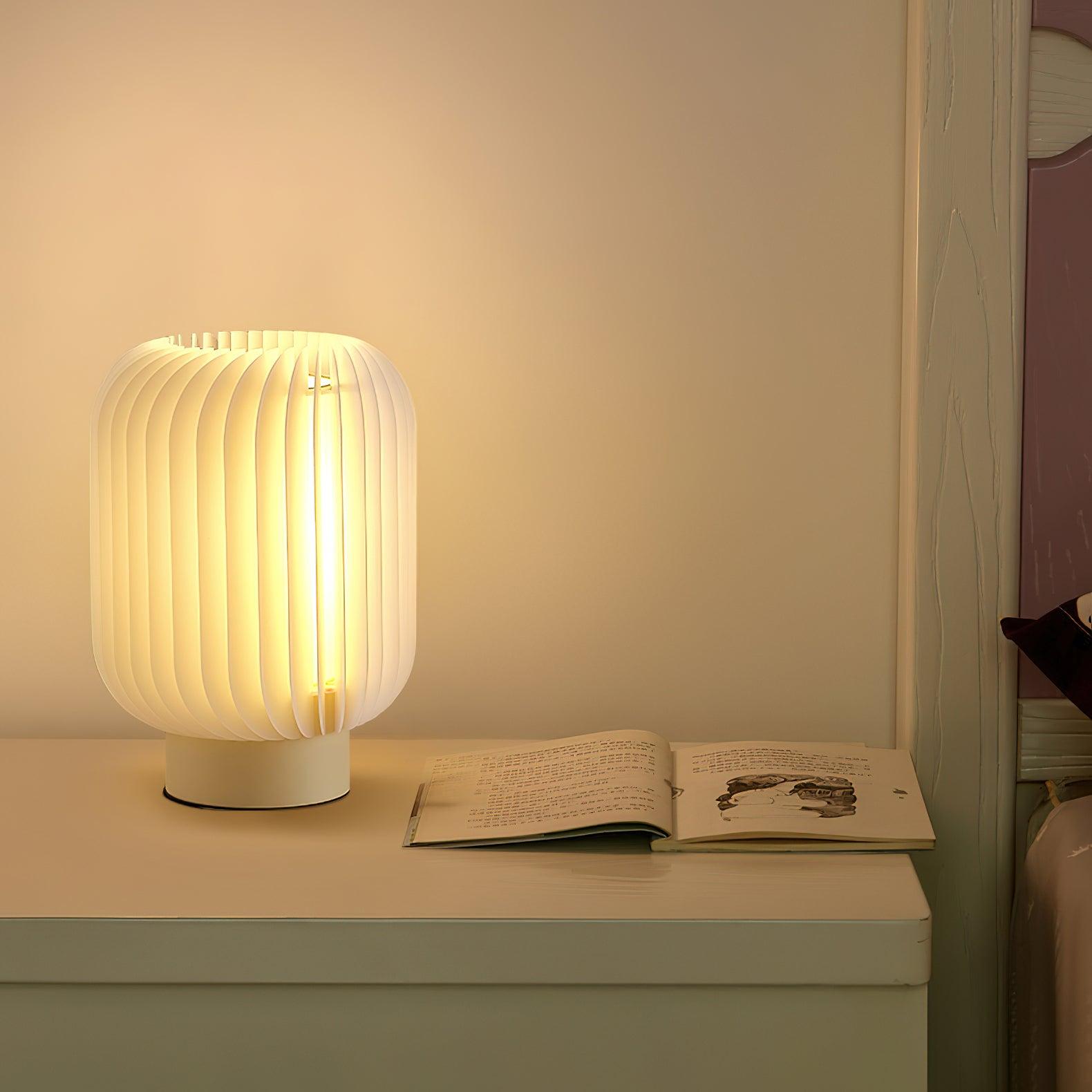 Strata Organic Pleated Table Lamp - Letslighting