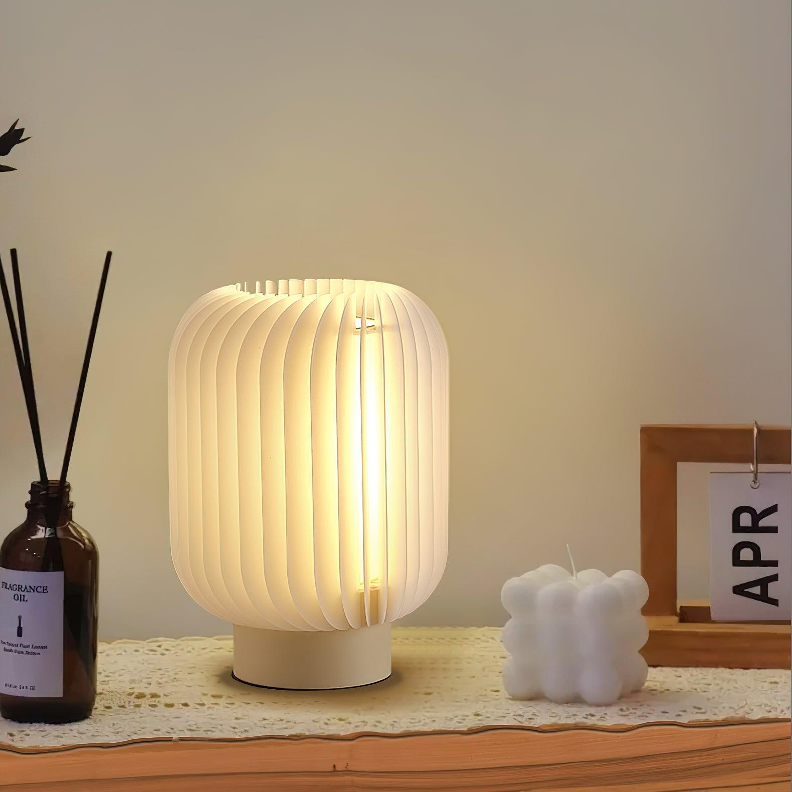 Strata Organic Pleated Table Lamp - Letslighting