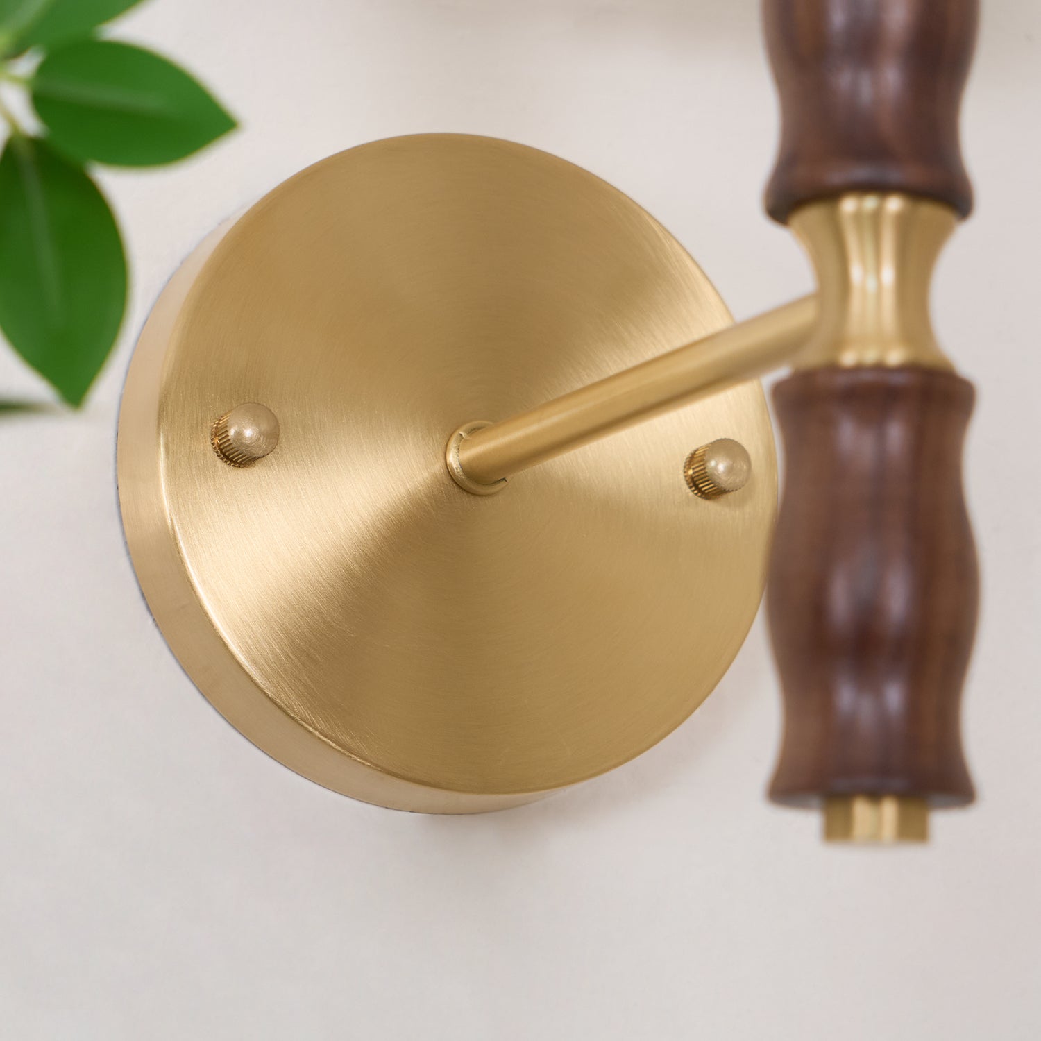 Ernest Vintage Industrial Pleated Walnut Fabric Wall Light - Letslighting