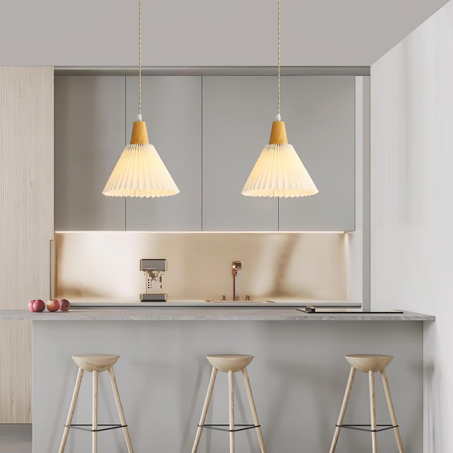 Flora Modern Wood Pendant Light - Letslighting