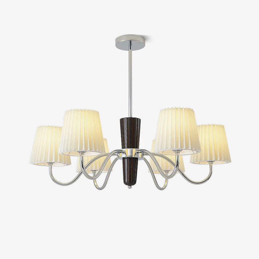Aurora Chandelier Pleated Fabric Classic - Letslighting