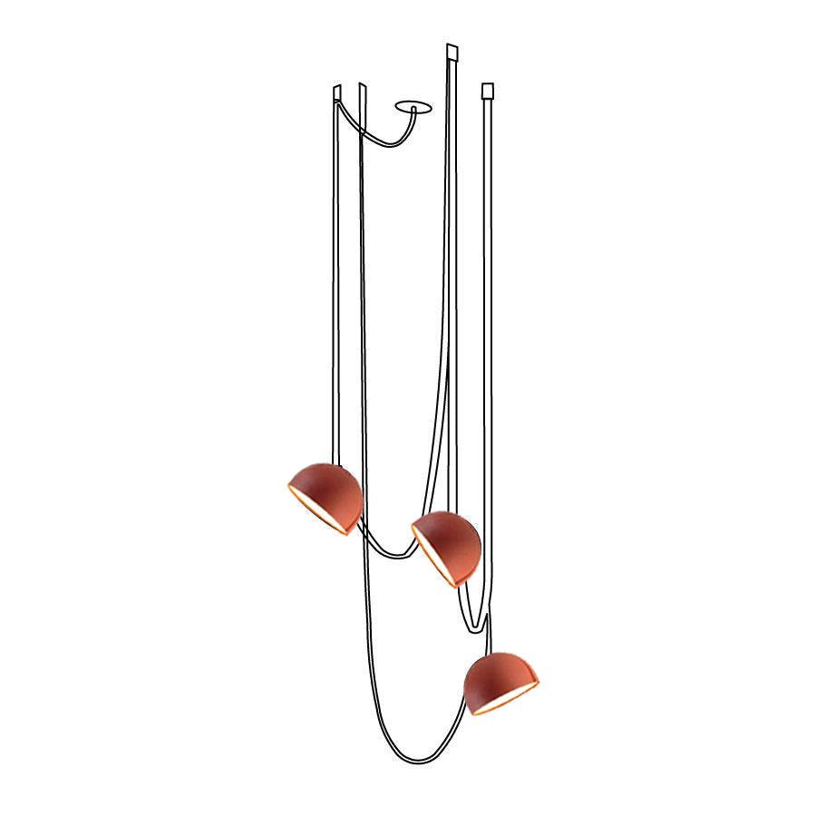 Cog Modern Minimalist Combination Leather Pendant Light - Letslighting