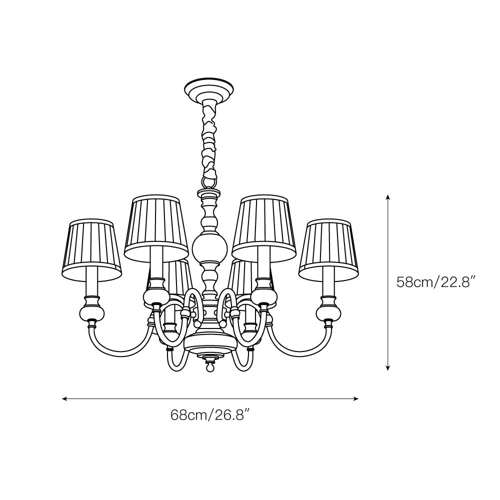 Ivenen Postmodern Luxury Brass Jade Chandelier - Letslighting