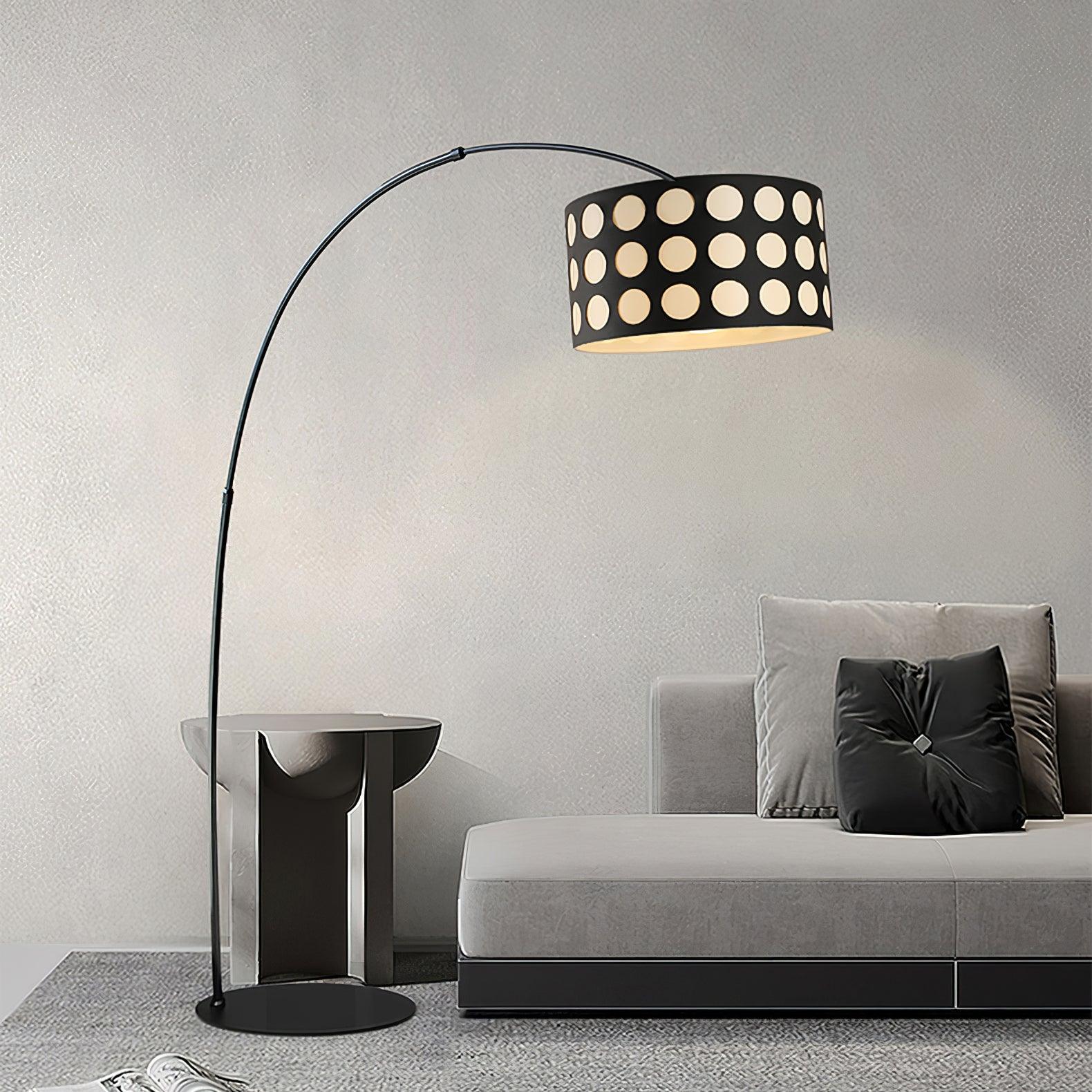 Avmirion Noir Arc Floor Lamp - Letslighting