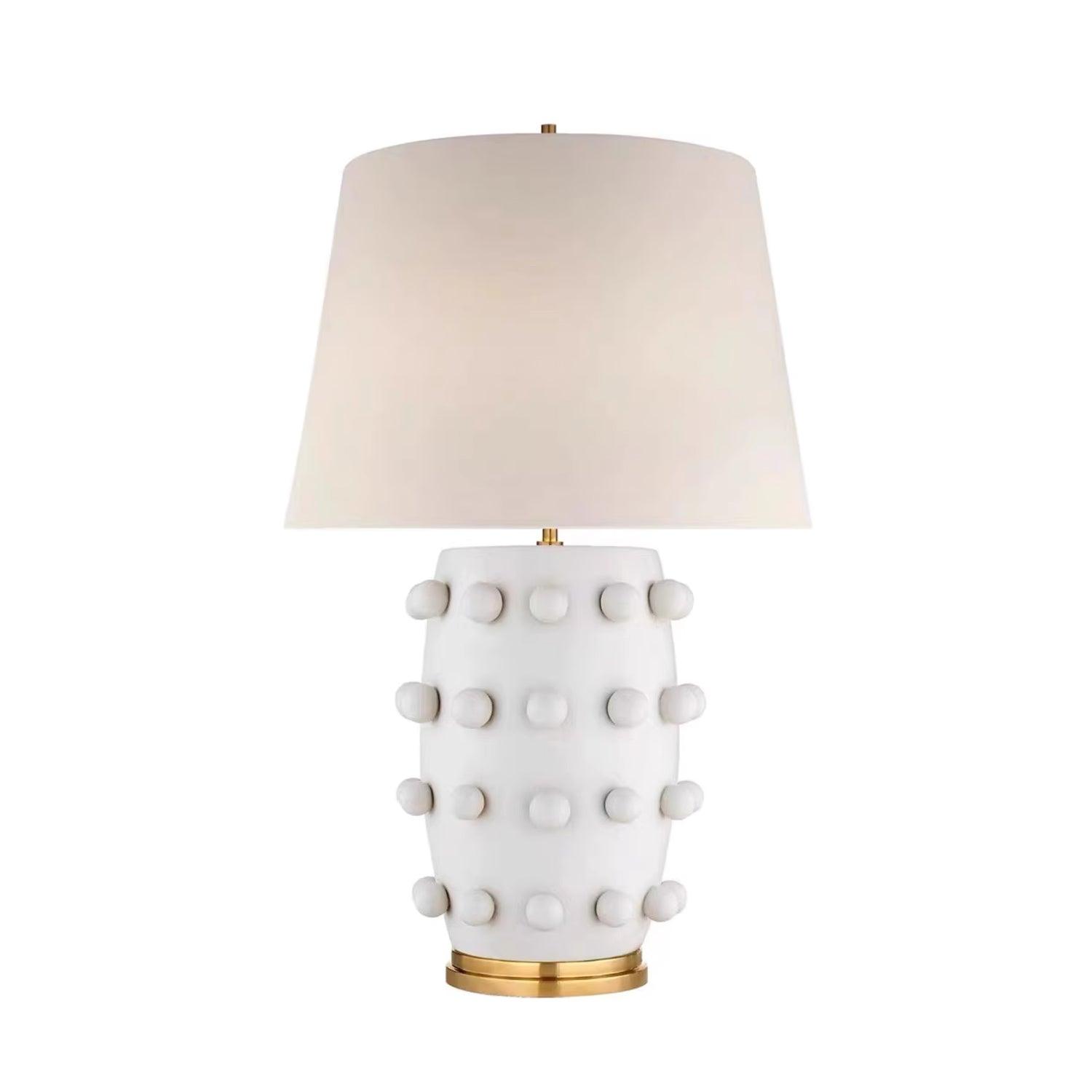 Nexan Ceramic Fabric Table Lamp - Letslighting