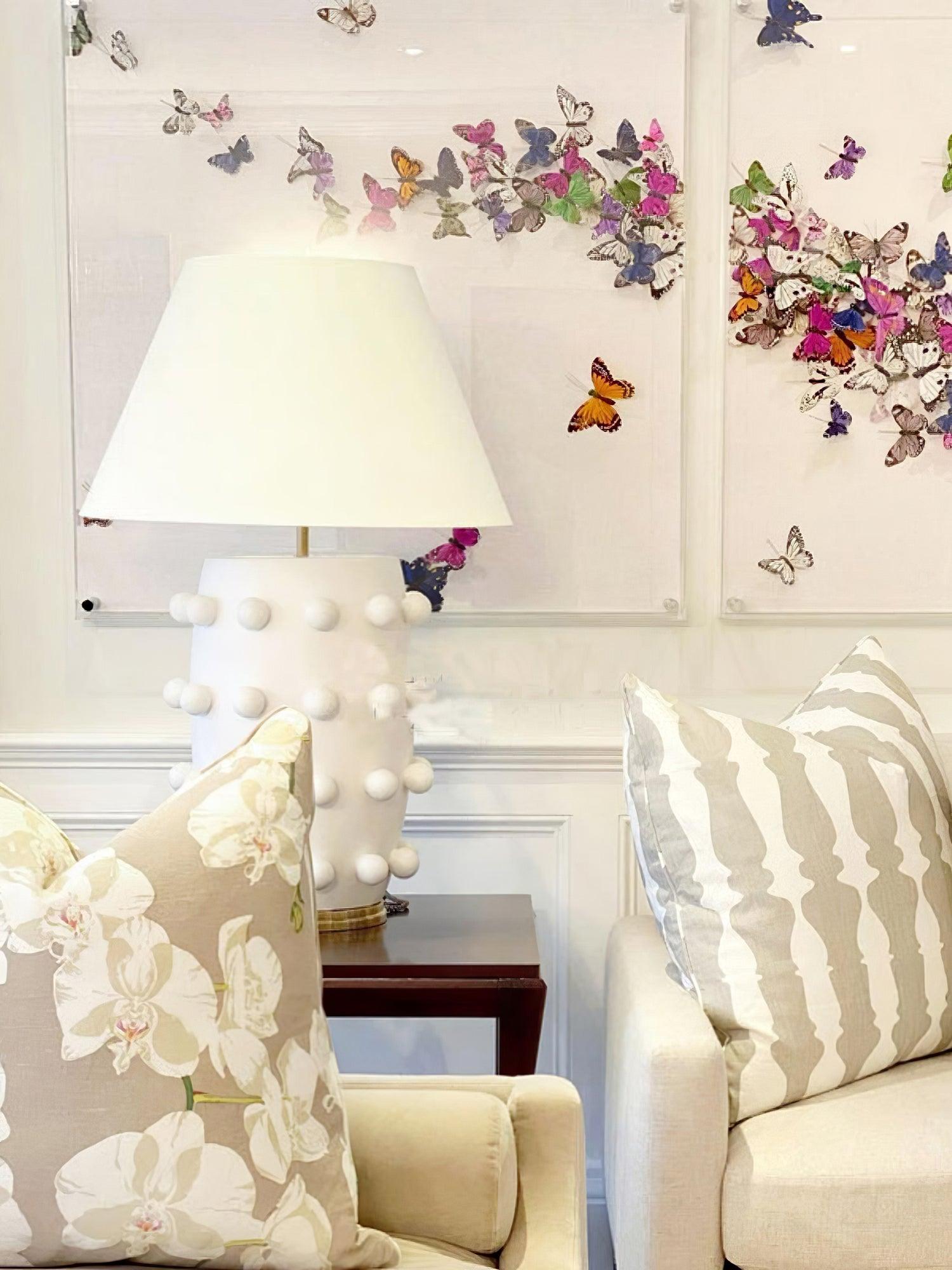 Nexan Ceramic Fabric Table Lamp - Letslighting