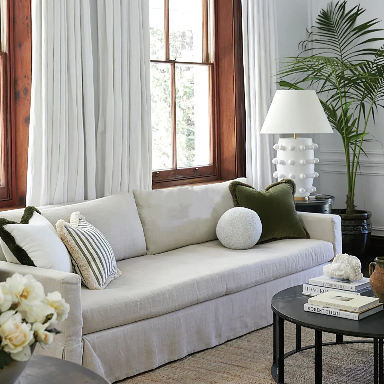 Nexan Ceramic Fabric Table Lamp - Letslighting