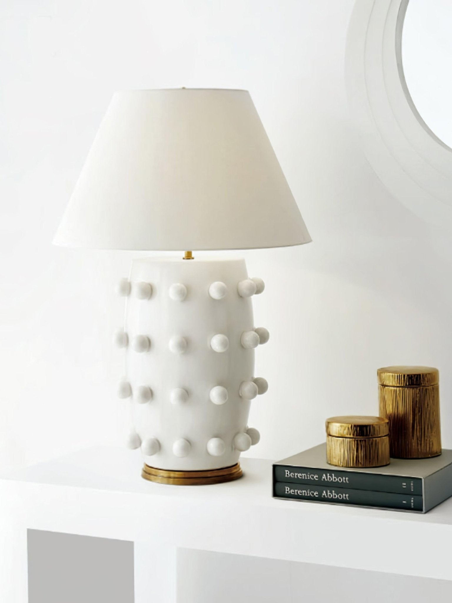 Nexan Ceramic Fabric Table Lamp - Letslighting