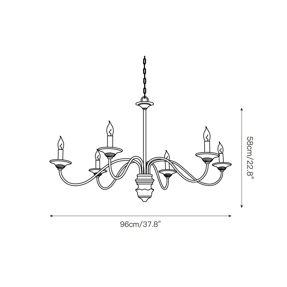 Usolila Vintage Industrial Hill Chandelier - Letslighting