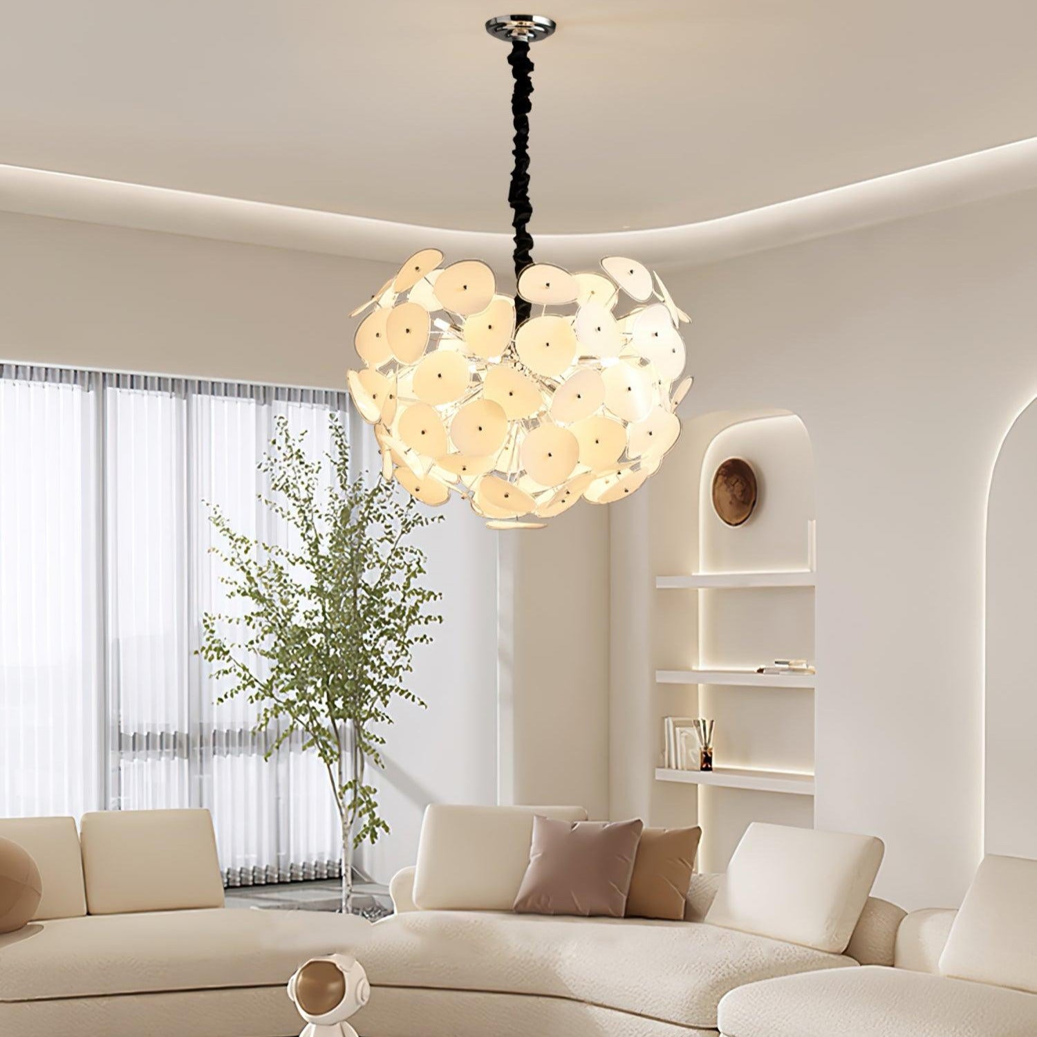 Valentina Artistic Glass Globe Chandelier - Letslighting
