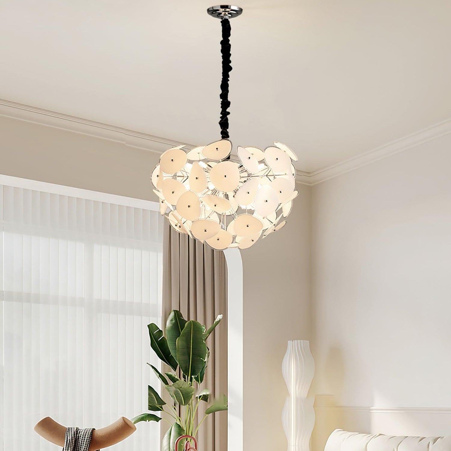 Valentina Artistic Glass Globe Chandelier - Letslighting
