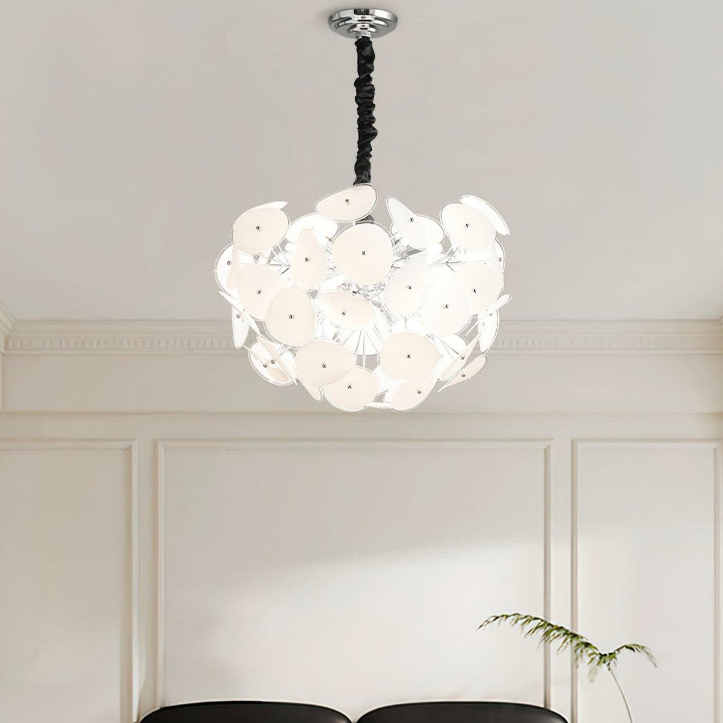 Valentina Artistic Glass Globe Chandelier - Letslighting