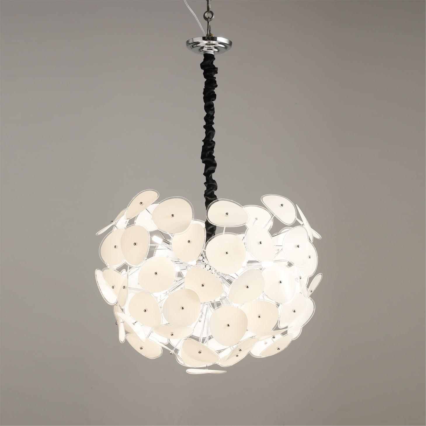 Valentina Artistic Glass Globe Chandelier - Letslighting