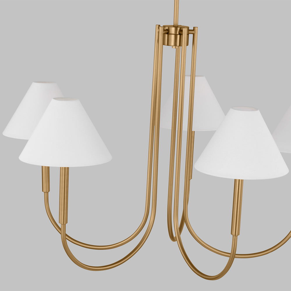 Nycareth Vintage Industrial Fabric Chandelier - Letslighting