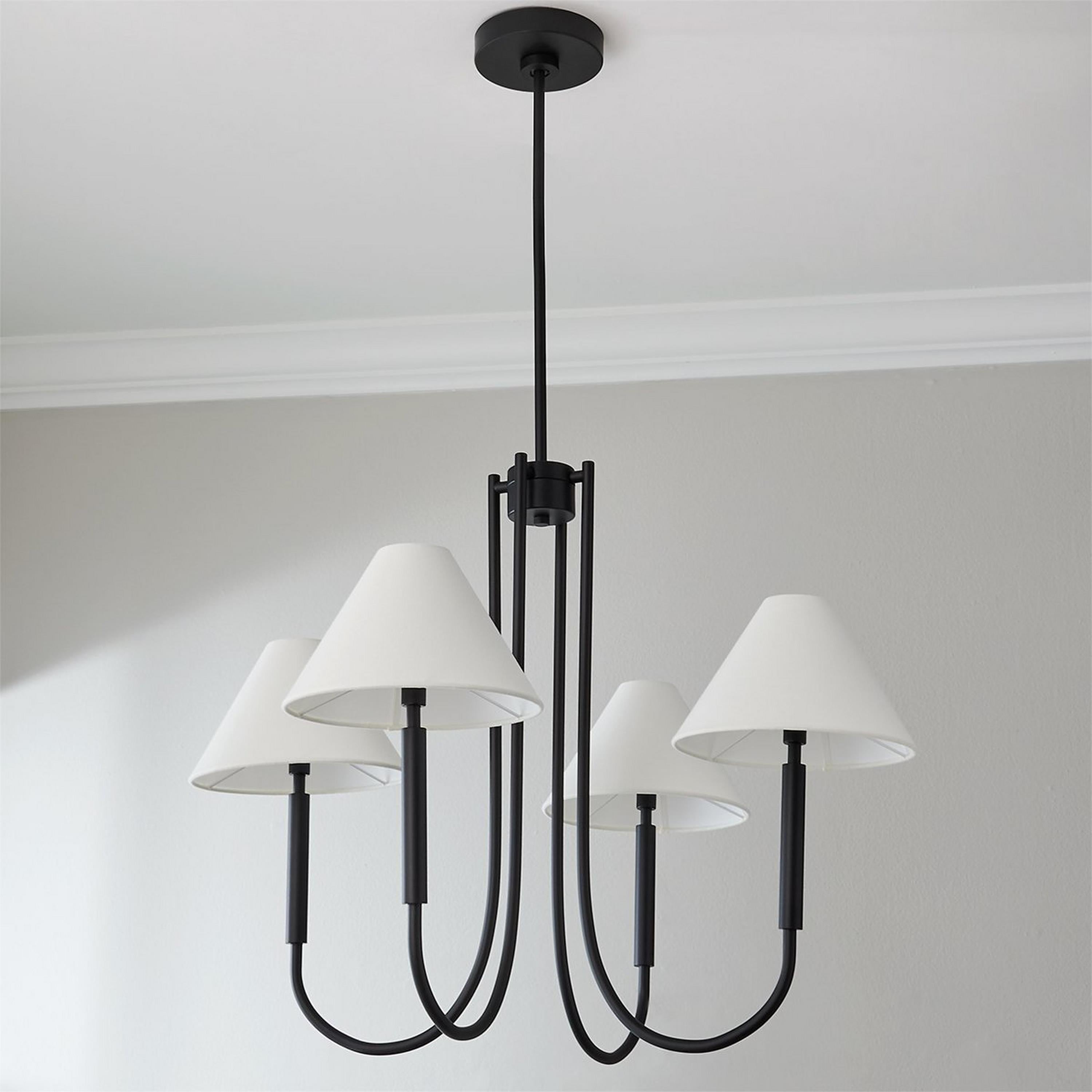 Nycareth Vintage Industrial Fabric Chandelier - Letslighting