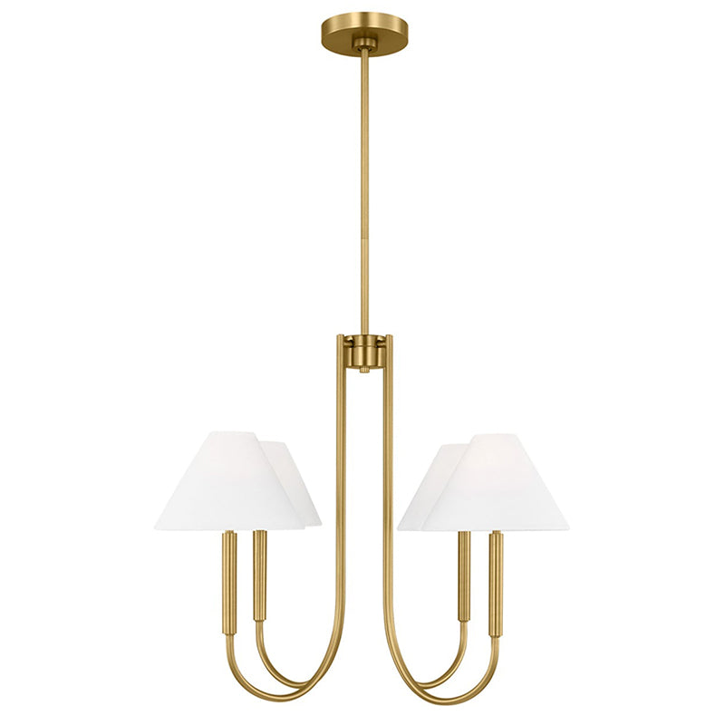 Nycareth Vintage Industrial Fabric Chandelier - Letslighting