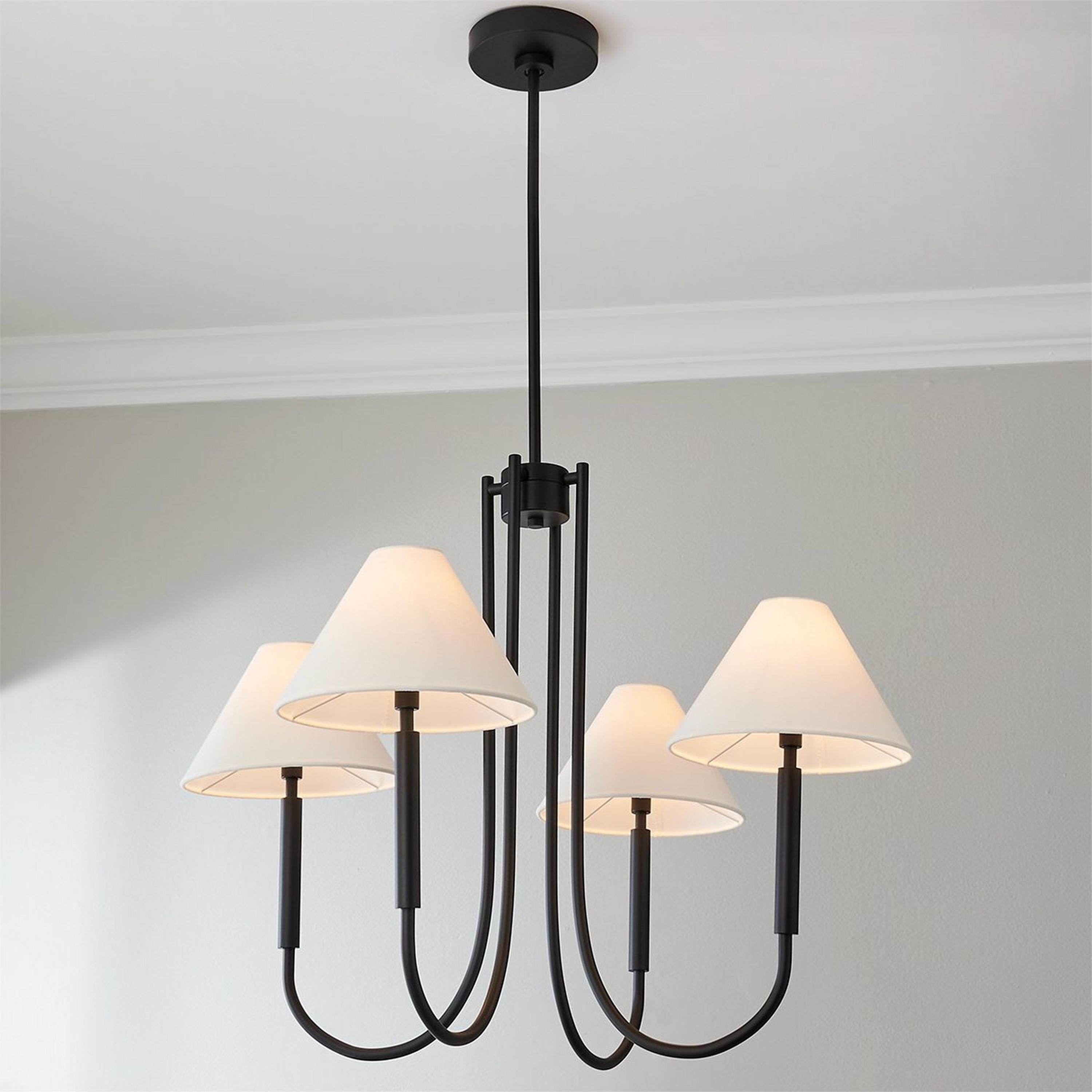 Nycareth Vintage Industrial Fabric Chandelier - Letslighting