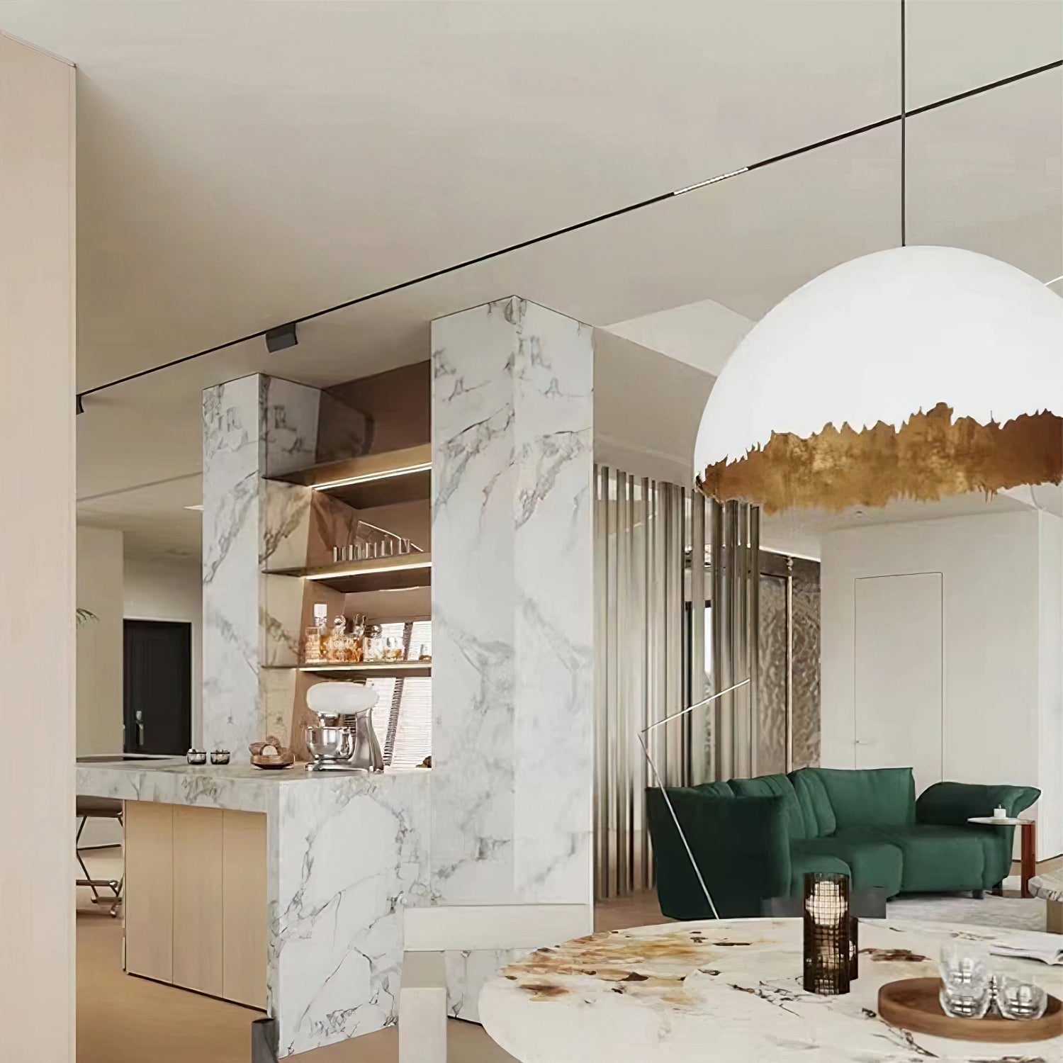 Viliriel Textured Fiberglass Pendant Light - Letslighting