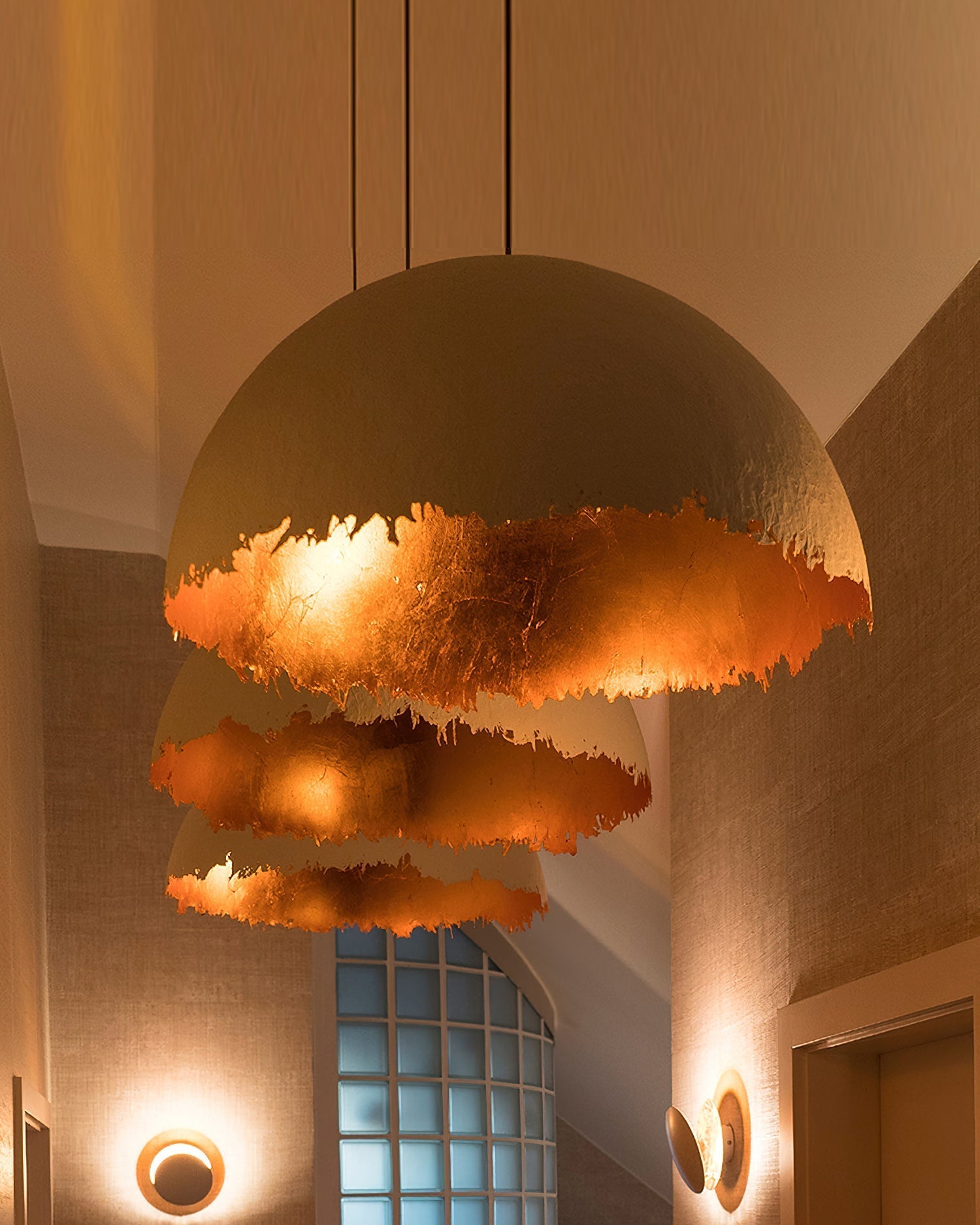 Viliriel Textured Fiberglass Pendant Light - Letslighting