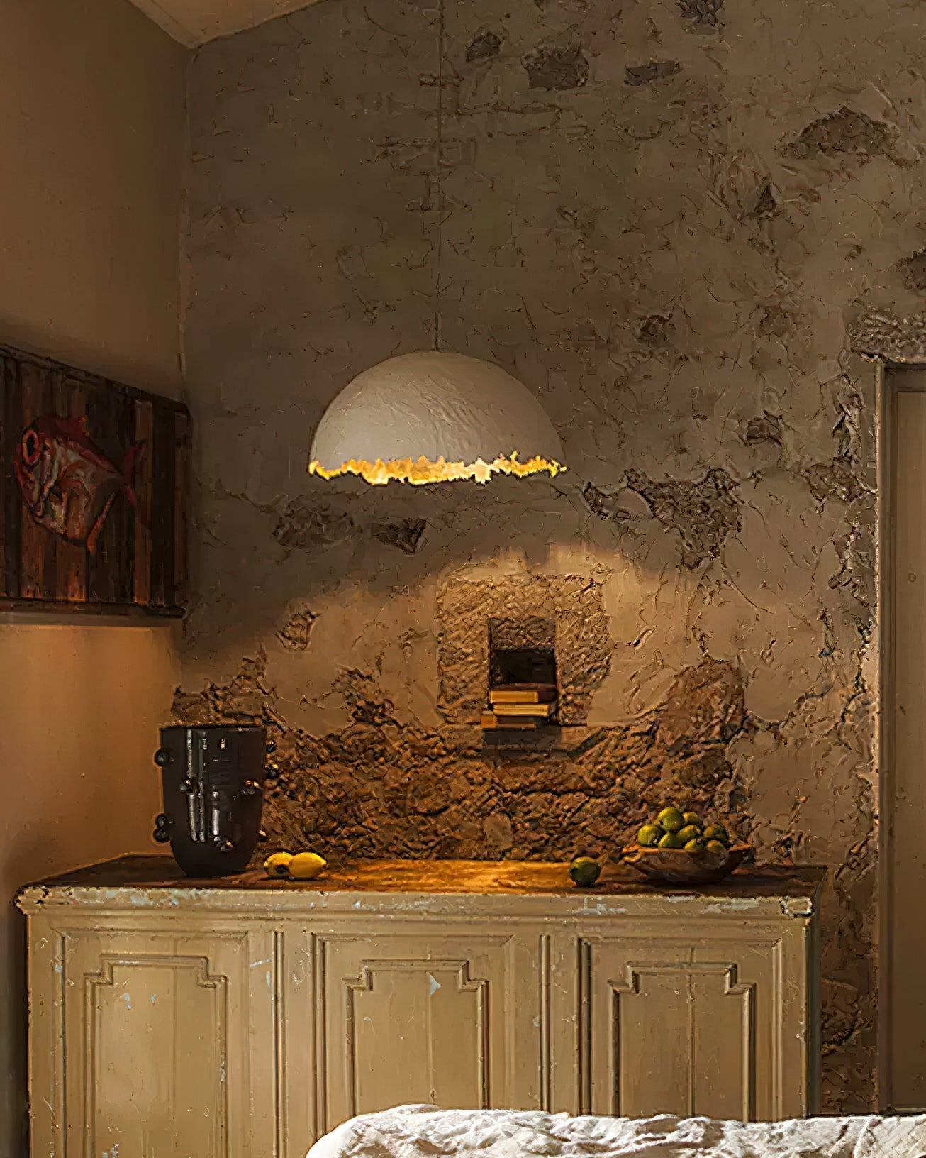 Viliriel Textured Fiberglass Pendant Light - Letslighting