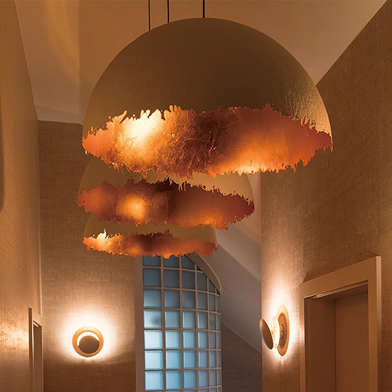 Viliriel Textured Fiberglass Pendant Light - Letslighting