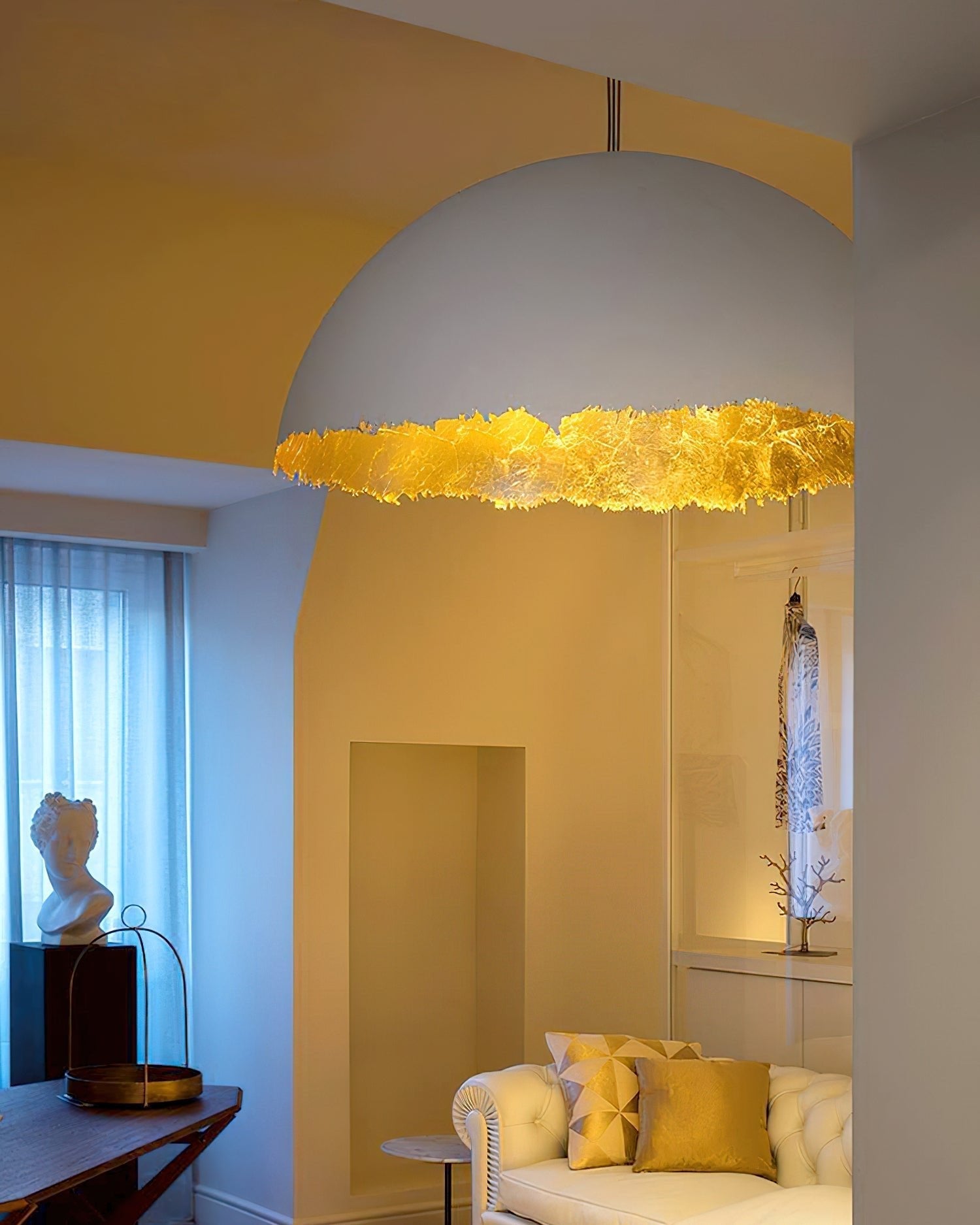 Viliriel Textured Fiberglass Pendant Light - Letslighting