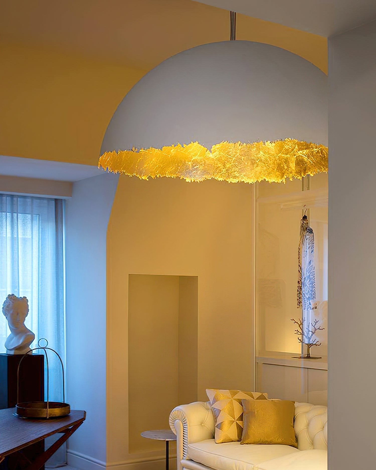 Viliriel Textured Fiberglass Pendant Light - Letslighting