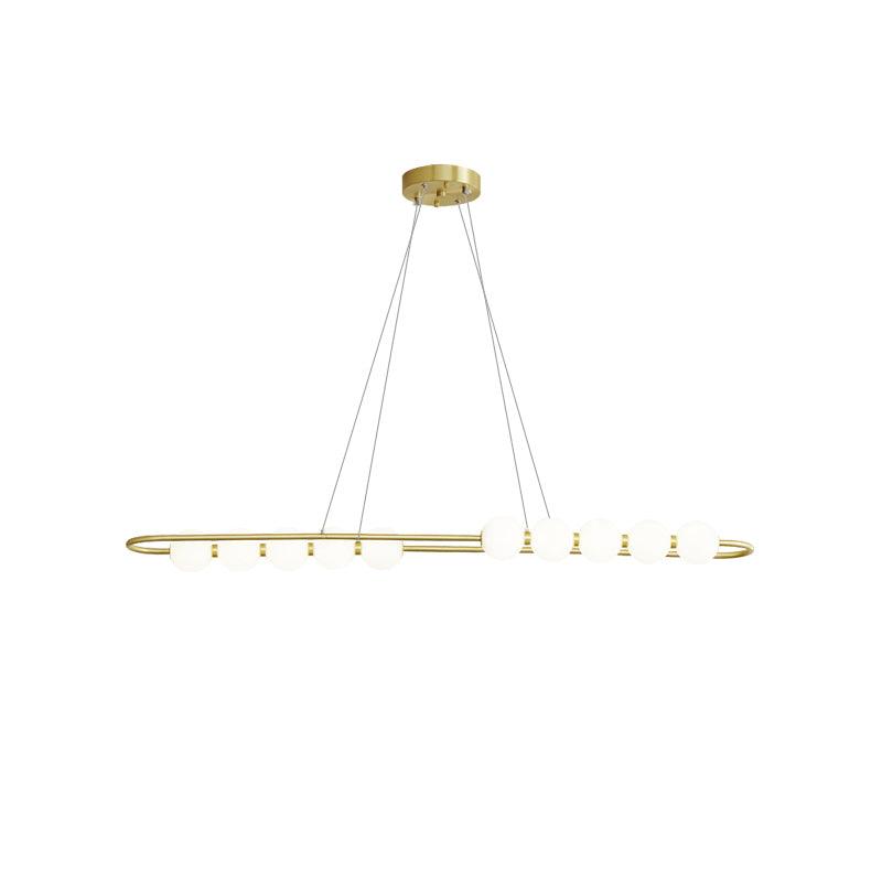 Linea Contemporary Brass Pendant Lamp - Letslighting