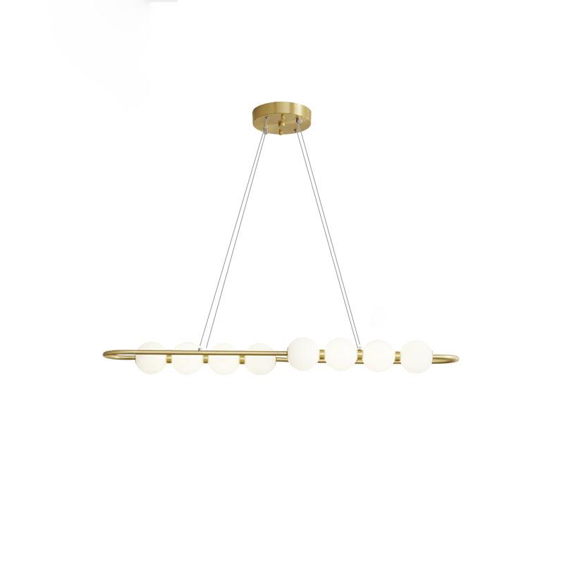 Linea Contemporary Brass Pendant Lamp - Letslighting