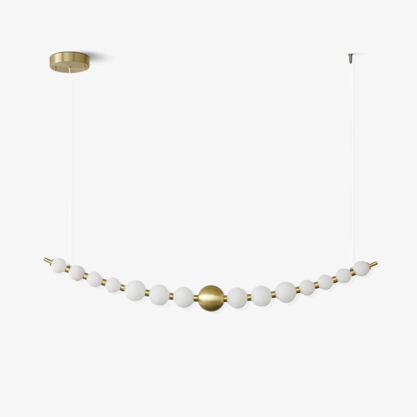 Linea Contemporary Brass Pendant Lamp - Letslighting